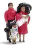 Black Modern Dollhouse Doll Family